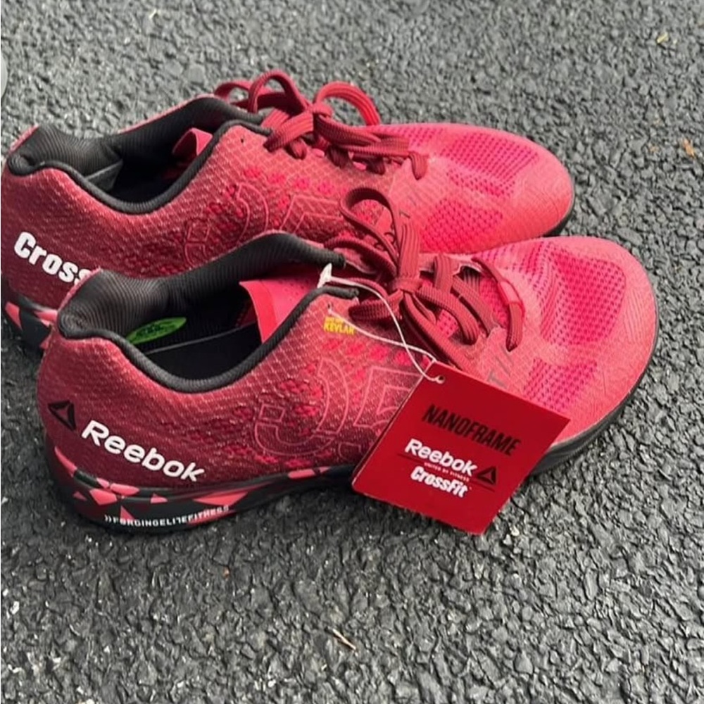 Reebok Red NanoFrame Athletic Shoes